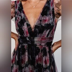 *New with Tags* Baltic Born Carmine Maxi Dress
Black Floral
